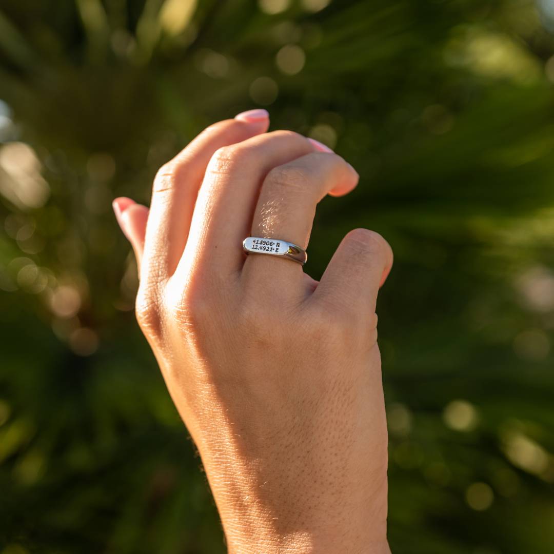 BAGUE PERSONNALISÉE ET GRAVÉE