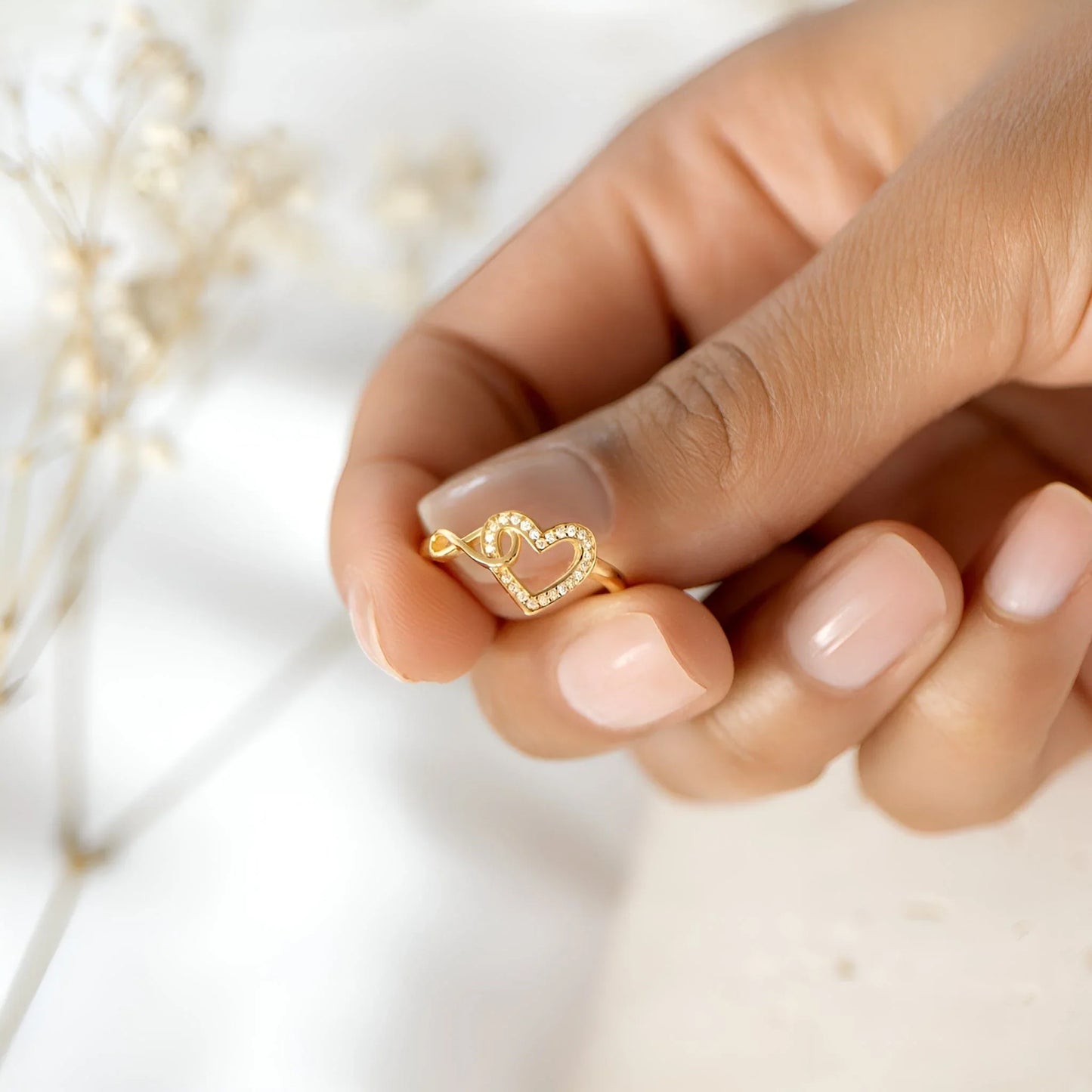 BAGUE COEUR "À MA FILLE"