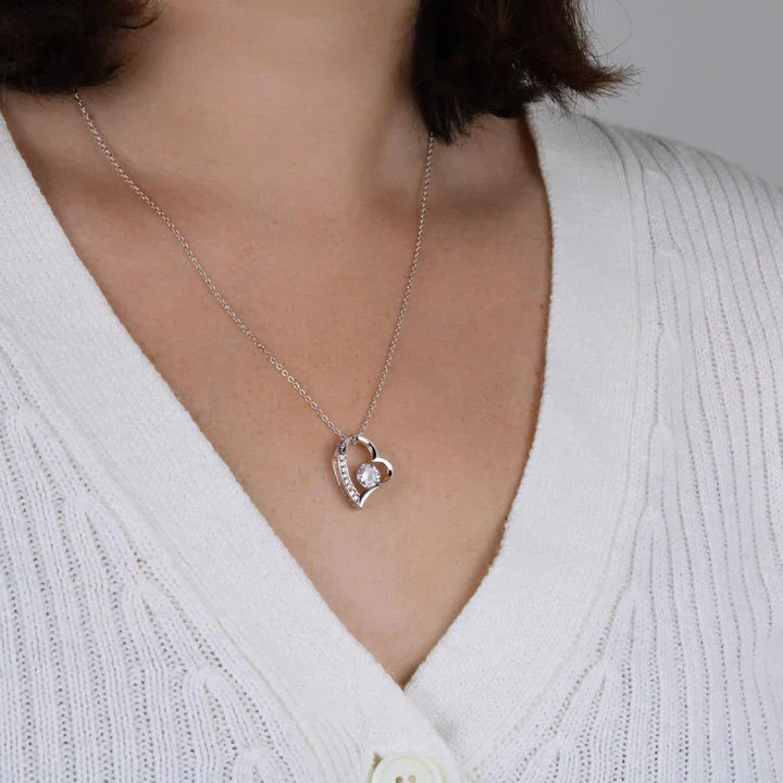 COFFRET COLLIER COEUR "POUR MA CHÉRIE"