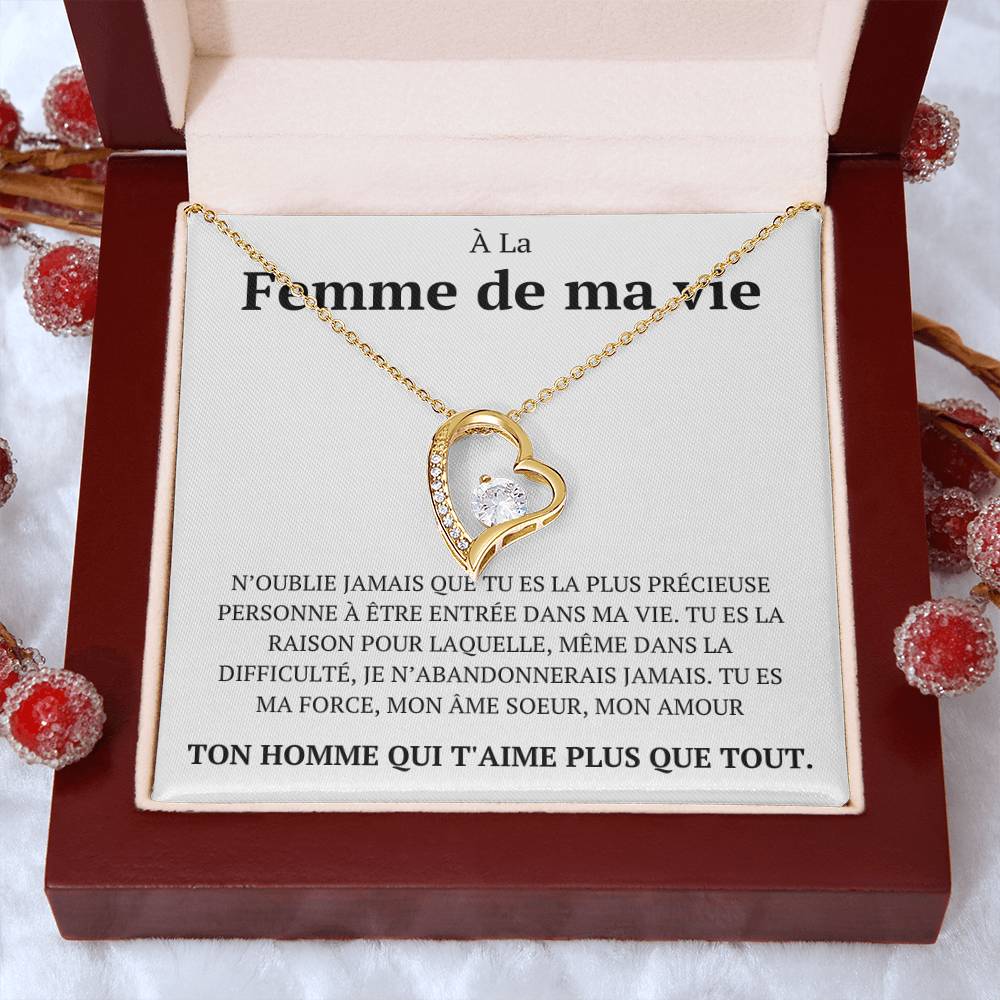 COFFRET "N'OUBLIE JAMAIS QUE TU ES LA PLUS PRÉCIEUSE"